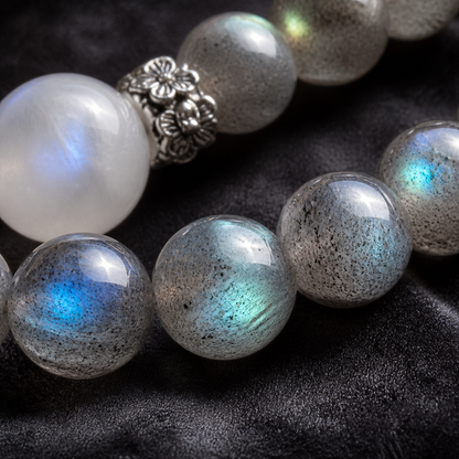 Northern Lights Labradorite & Moonstone Bracelet