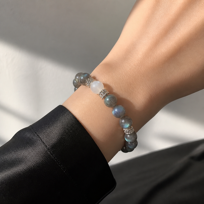 Northern Lights Labradorite & Moonstone Bracelet