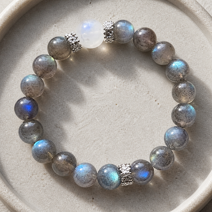 Northern Lights Labradorite & Moonstone Bracelet