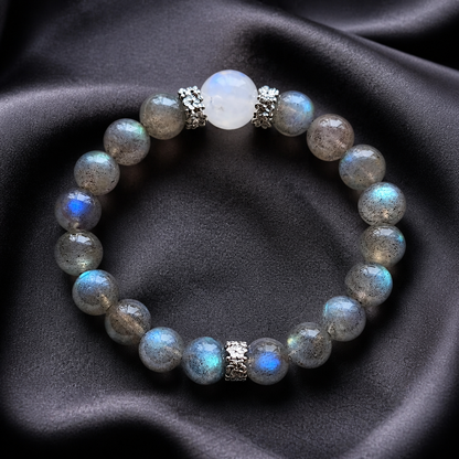 Northern Lights Labradorite & Moonstone Bracelet