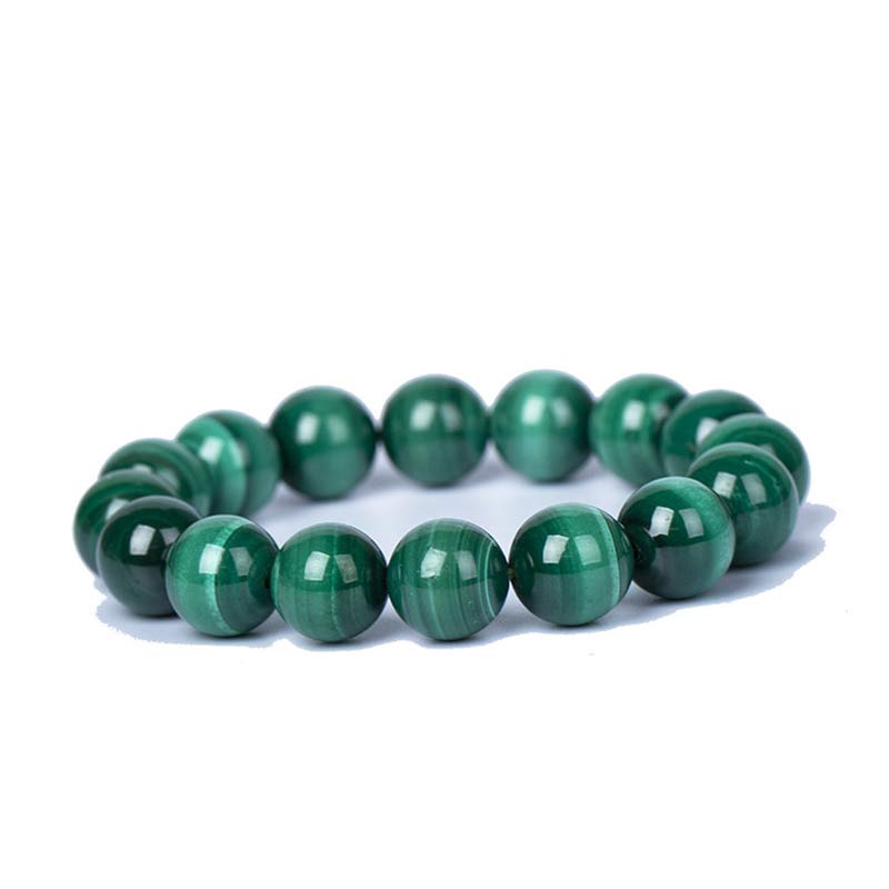 Malachite Bead Bracelet
