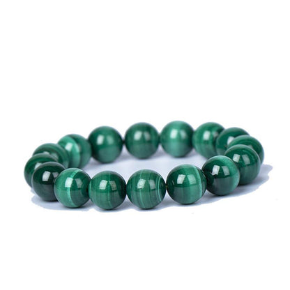 Malachite Bead Bracelet