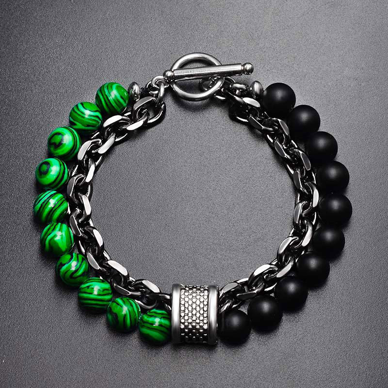 Tiger's Eye Lazurite Lapis Lazuli Bracelet
