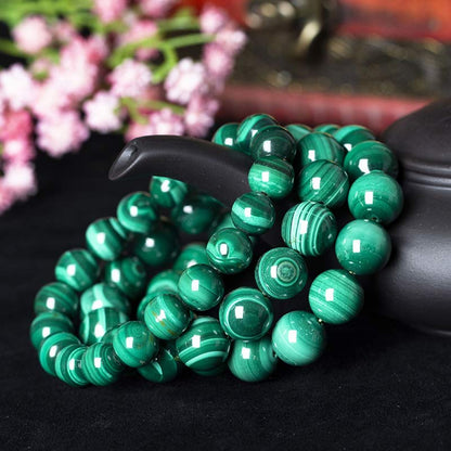 Malachite Bead Bracelet by Worn Within