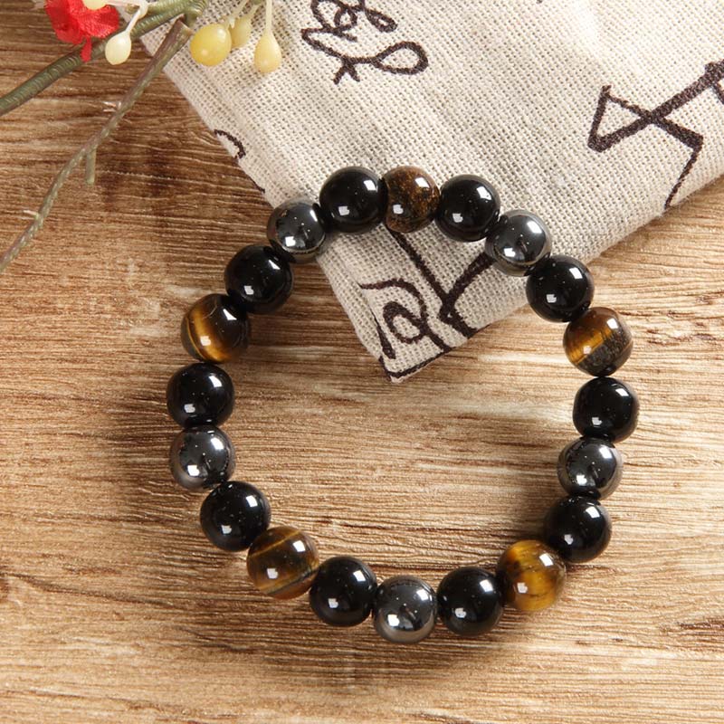 Tibetan Tiger's Eye Jewelry Set