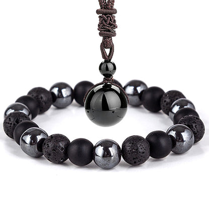 Tibetan Tiger's Eye Jewelry Set