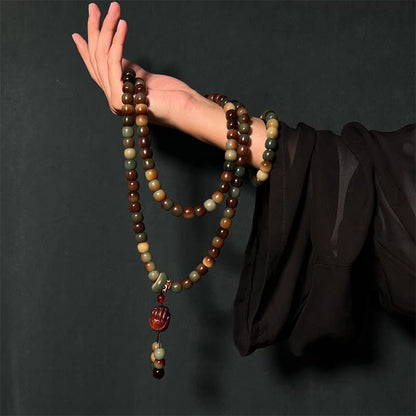 108 Beads Bodhi Seed Wrist Mala Bracelet by Worn Within