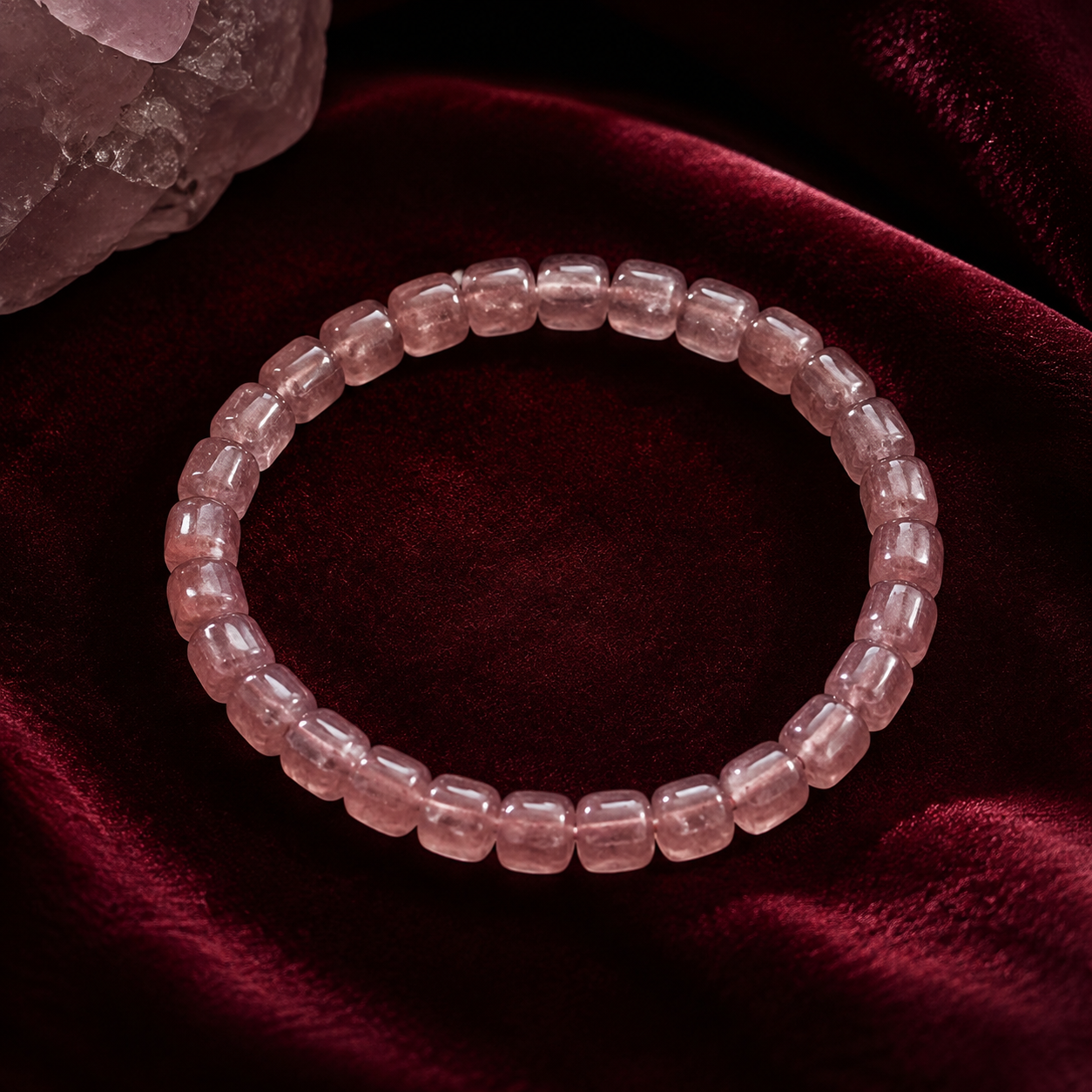 Rose Stillness Crystal Bracelet