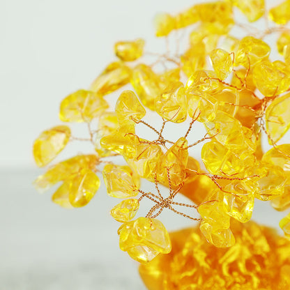 Citrine Money Tree Gemstone Decor