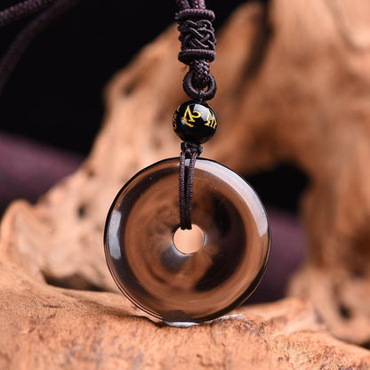 Tibetan Obsidian Necklace