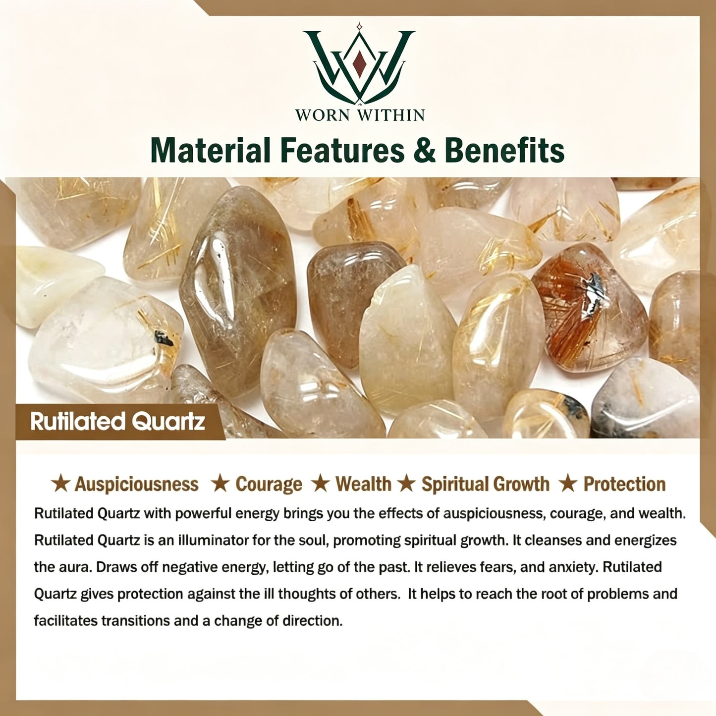 Multicolored Rutilated Quartz Citrine Flower Bracelet